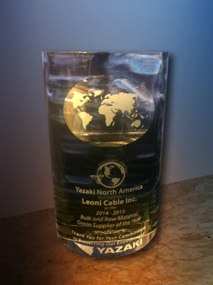 Leoni Cable Inc. Titled As ‘Green Supplier Of The Year’ By Yazaki