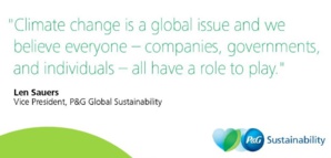 P&G To Reduce Harmful Emissions By Thirty Percent