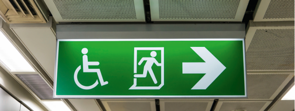 Disabled People Need Planned Emergency Exits