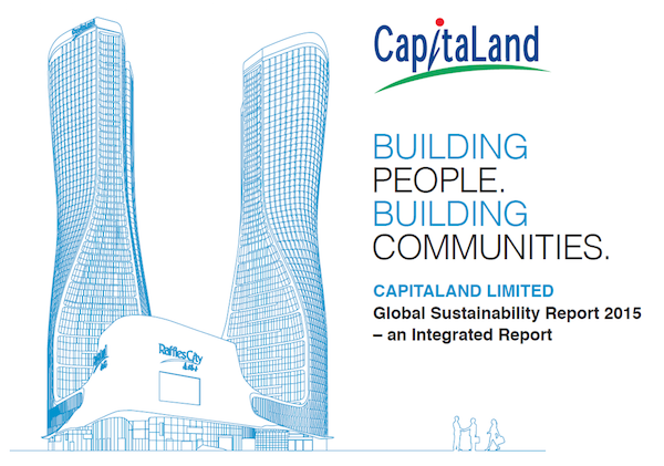 2015 Sustainability Report of CapitaLand Is Now Out