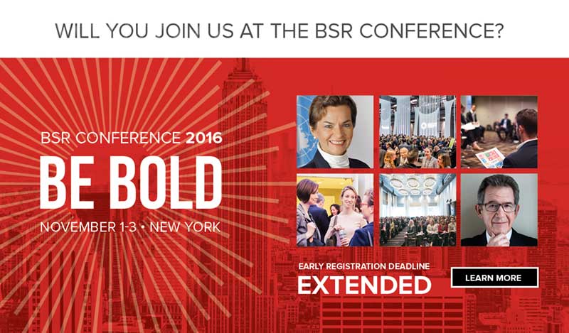 BSR Extends Deadline For Its Conference 2016 Registration BSR Extends Deadline For Its Conference 2016 Registration