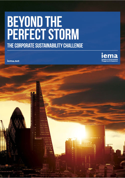IEMA’s Report Holds Corporate Sustainability Under The Lime-Light IEMA’s Report Holds Corporate Sustainability Under The Lime-Light